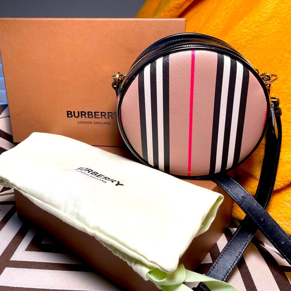 Burberry Handbags - ***AUTHENTIC*** Burberry Louise Icon Stripe E-Canvas Crossbody Bag